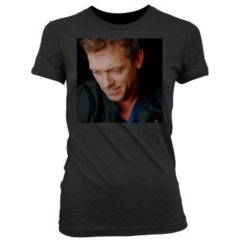 Hugh Laurie Women's Junior Cut Crewneck T-Shirt