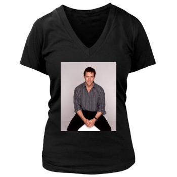 Hugh Laurie Women's Deep V-Neck TShirt