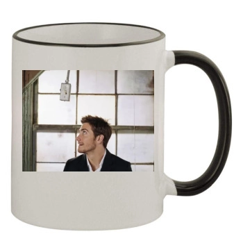 Jake Gyllenhaal 11oz Colored Rim & Handle Mug