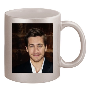 Jake Gyllenhaal 11oz Metallic Silver Mug