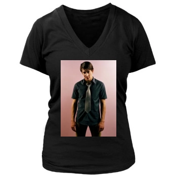 Jake Gyllenhaal Women's Deep V-Neck TShirt