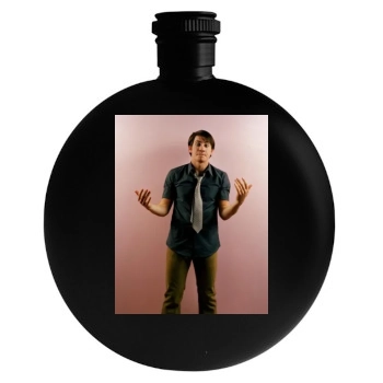 Jake Gyllenhaal Round Flask