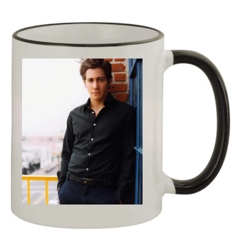 Jake Gyllenhaal 11oz Colored Rim & Handle Mug