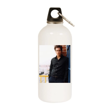 Jake Gyllenhaal White Water Bottle With Carabiner