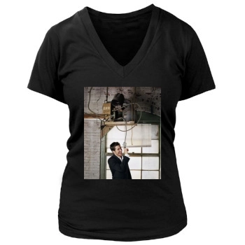 Jake Gyllenhaal Women's Deep V-Neck TShirt