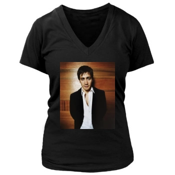 Jake Gyllenhaal Women's Deep V-Neck TShirt