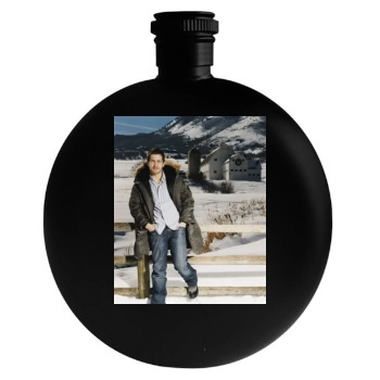 Jake Gyllenhaal Round Flask