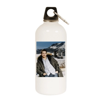 Jake Gyllenhaal White Water Bottle With Carabiner