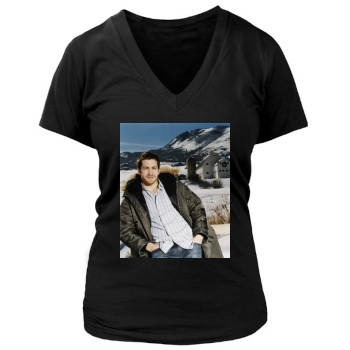 Jake Gyllenhaal Women's Deep V-Neck TShirt