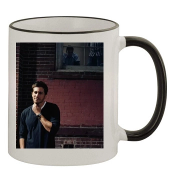 Jake Gyllenhaal 11oz Colored Rim & Handle Mug