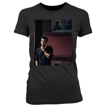 Jake Gyllenhaal Women's Junior Cut Crewneck T-Shirt