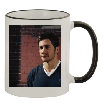 Jake Gyllenhaal 11oz Colored Rim & Handle Mug