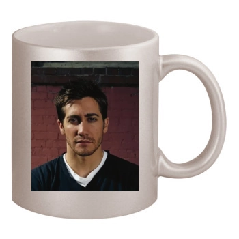 Jake Gyllenhaal 11oz Metallic Silver Mug