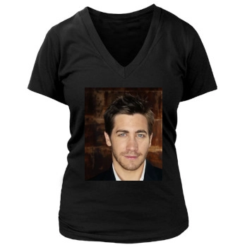 Jake Gyllenhaal Women's Deep V-Neck TShirt