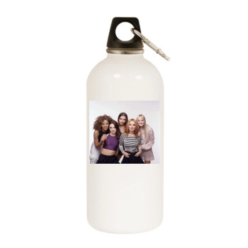 Spice Girls White Water Bottle With Carabiner