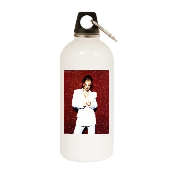 Spice Girls White Water Bottle With Carabiner