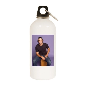 Tom Welling White Water Bottle With Carabiner