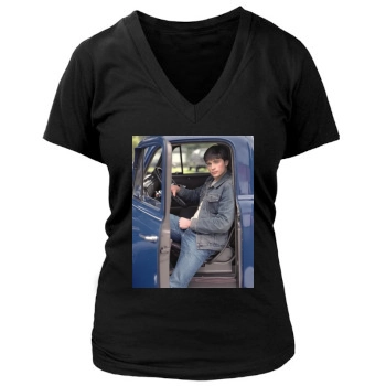 Tom Welling Women's Deep V-Neck TShirt