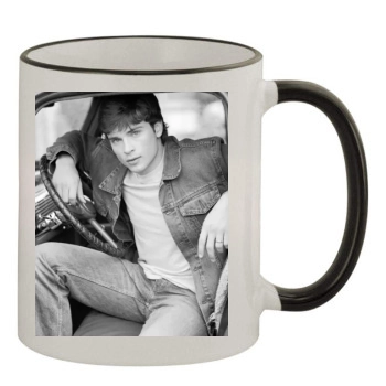 Tom Welling 11oz Colored Rim & Handle Mug