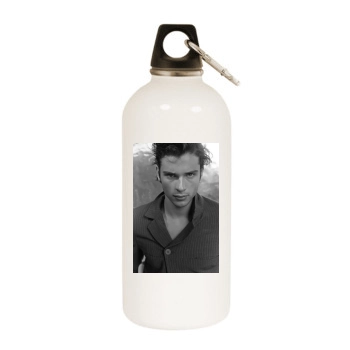 Tom Welling White Water Bottle With Carabiner