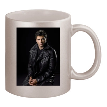 Tom Welling 11oz Metallic Silver Mug