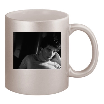 Tom Welling 11oz Metallic Silver Mug