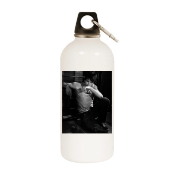 Tom Welling White Water Bottle With Carabiner