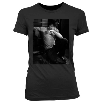 Tom Welling Women's Junior Cut Crewneck T-Shirt