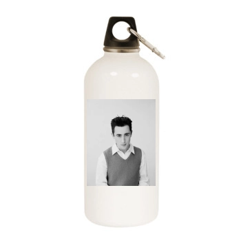 Alan Cumming White Water Bottle With Carabiner