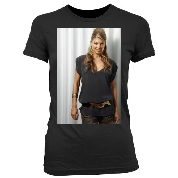 Fergie Women's Junior Cut Crewneck T-Shirt