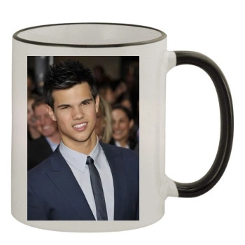 Taylor Lautner 11oz Colored Rim & Handle Mug