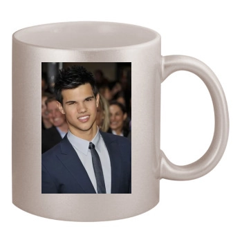 Taylor Lautner 11oz Metallic Silver Mug