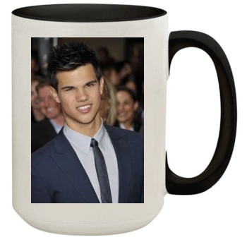 Taylor Lautner 15oz Colored Inner & Handle Mug