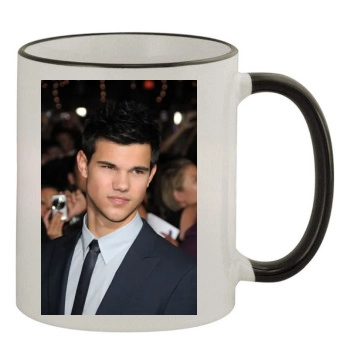 Taylor Lautner 11oz Colored Rim & Handle Mug