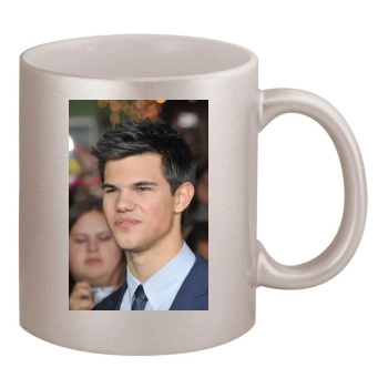 Taylor Lautner 11oz Metallic Silver Mug