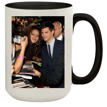 Taylor Lautner 15oz Colored Inner & Handle Mug