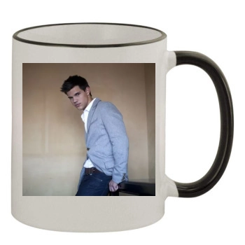 Taylor Lautner 11oz Colored Rim & Handle Mug