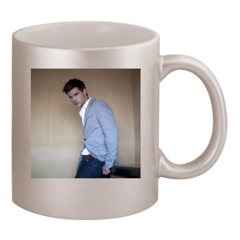 Taylor Lautner 11oz Metallic Silver Mug