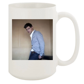 Taylor Lautner 15oz White Mug