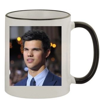 Taylor Lautner 11oz Colored Rim & Handle Mug