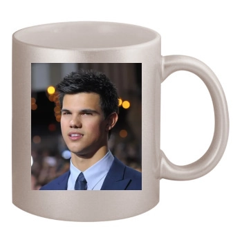 Taylor Lautner 11oz Metallic Silver Mug