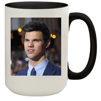 Taylor Lautner 15oz Colored Inner & Handle Mug