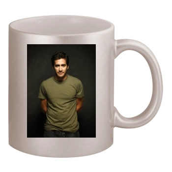 Jake Gyllenhaal 11oz Metallic Silver Mug