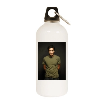 Jake Gyllenhaal White Water Bottle With Carabiner