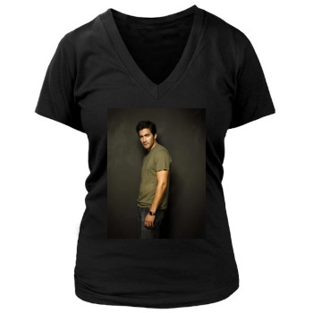 Jake Gyllenhaal Women's Deep V-Neck TShirt