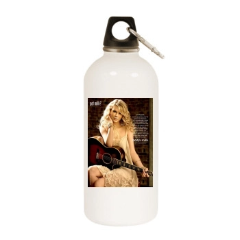 Taylor Swift White Water Bottle With Carabiner