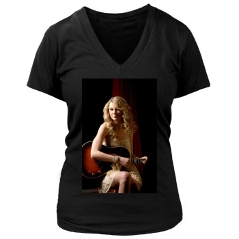 Taylor Swift Women's Deep V-Neck TShirt