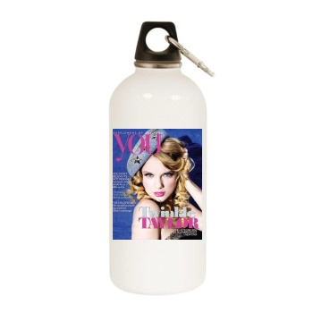 Taylor Swift White Water Bottle With Carabiner