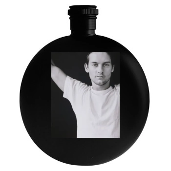 Tobey Maguire Round Flask