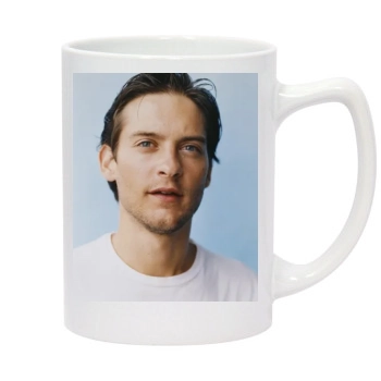 Tobey Maguire 14oz White Statesman Mug